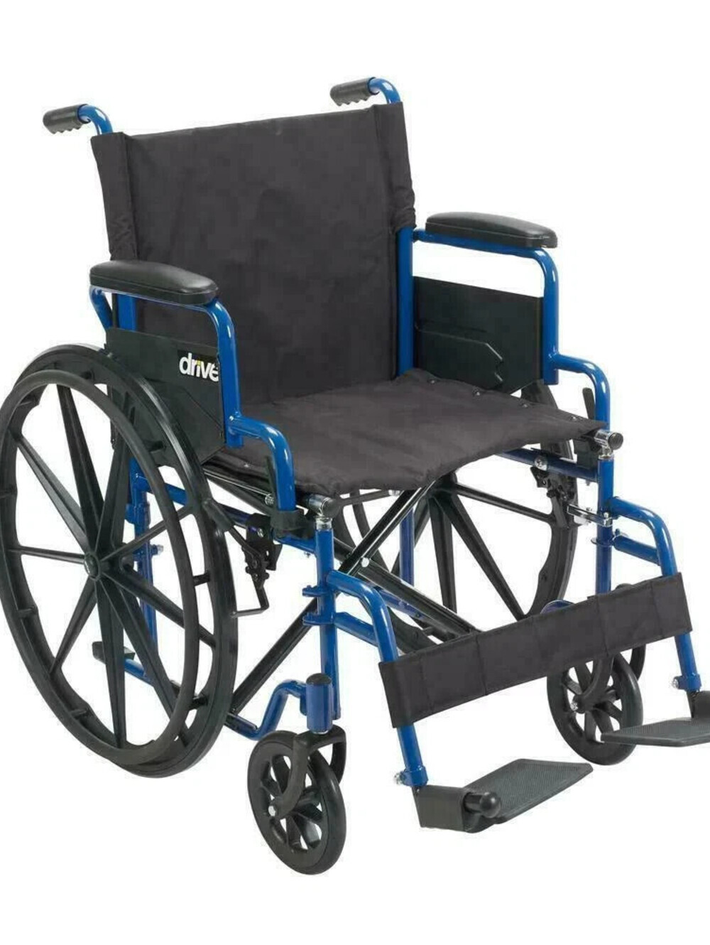 Drive Medical Blue Streak Lightweight Wheelchair - Portable Folding (20")